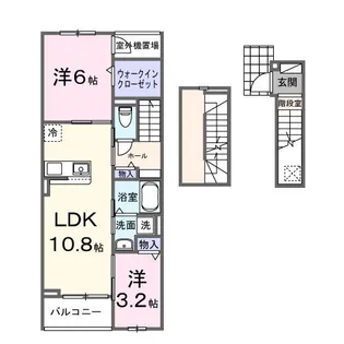 ブラン【3階】の間取り