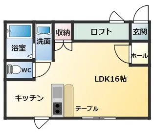 コーポ美幸C【2階】の間取り