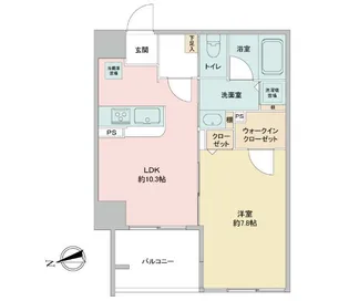 さくらHillsリバーサイドWEST【11階】の間取り