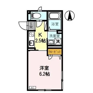 ハイツ吉田【1階】の間取り