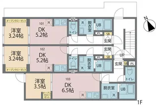 カインドネス橋本【2階】の間取り