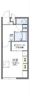 レオパレスしもやまざき【2階】の間取り