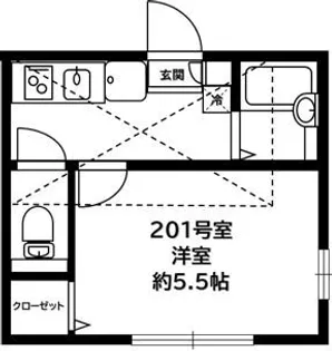 リーヴェルポート横浜保土ヶ谷II【2階】の間取り