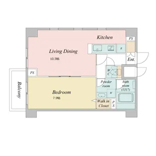 VIA LATTEA志村【3階】の間取り