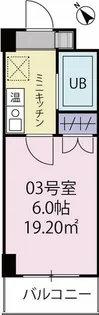 ベルビー川崎【2階】の間取り