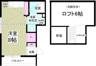moku【4階】の間取り