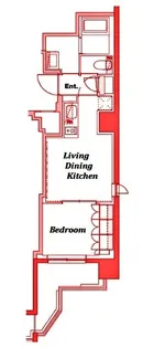 ザ・パークハビオ横浜東神奈川【9階】の間取り