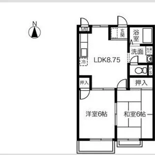 K’S HOUSE C【2階】の間取り