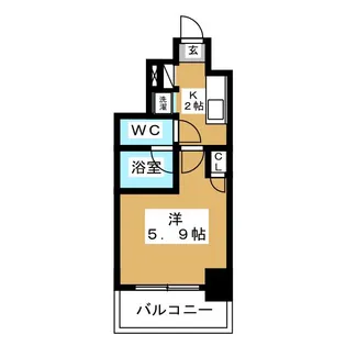 ローレル新町【2階】の間取り