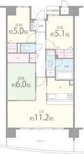 ファミーユ2002【3階】の間取り