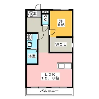 モンレーヴイーストガーデンA棟【3階】の間取り