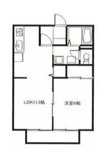 サンライフ M【2階】の間取り