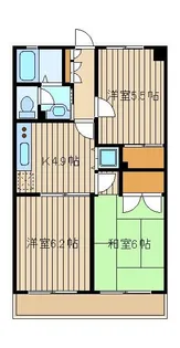 エムハイツ高野台I【3階】の間取り