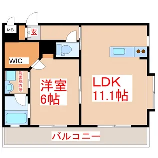 セントクレージュ参番館【3階】の間取り