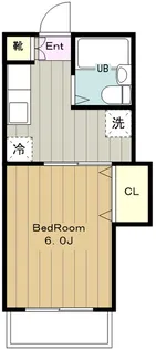 コーポヒルサイド【2階】の間取り