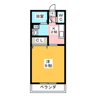 サニーハイムS【2階】の間取り