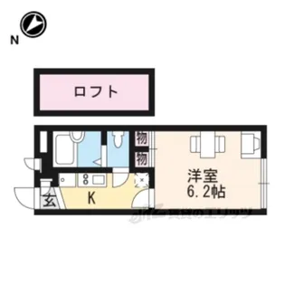 レオパレスたんぽぽ【2階】の間取り