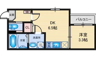こぐまヴィラ尾頭橋【3階】の間取り