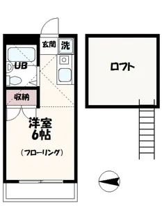 メゾンシマダIII【2階】の間取り