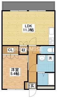 プランドール弐番館【1階】の間取り