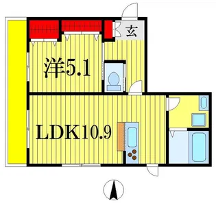 アローヒルズ【3階】の間取り
