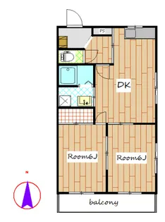 聖ビル【2階】の間取り