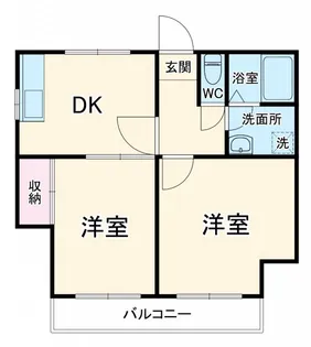 リステルマンション鴻巣【2階】の間取り