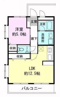 レアールマンション茜【2階】の間取り