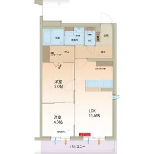 MARVELOUS【3階】の間取り