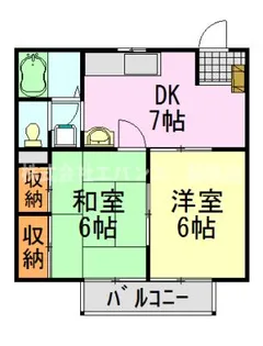 ドエルフォーラムB【2階】の間取り