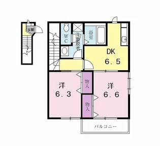 コモド・カーサ市木【2階】の間取り