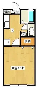 サンセールSATSUKI【1階】の間取り