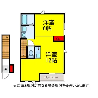 DCR並木町【2階】の間取り