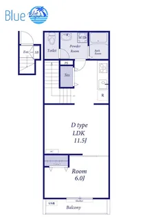 リブリ・花水木エスポワール【2階】の間取り