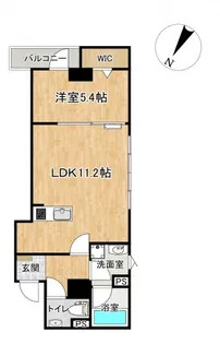 グランドブルー谷郷I【6階】の間取り