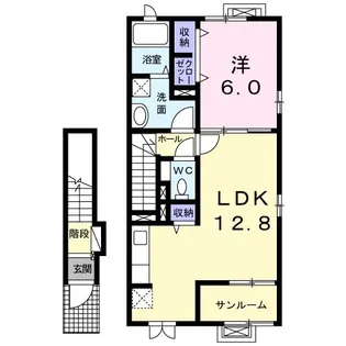 リーテンヒュース【2階】の間取り