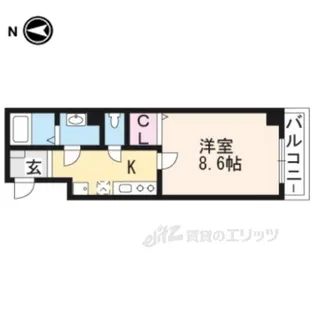 Resonance西陣【4階】の間取り
