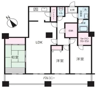 晴海アイランドトリトンスクエアビュータワー 1号棟【44階】の間取り