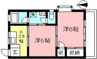 Mフラッツ【2階】の間取り
