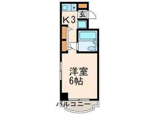 エクシードハイム白糸台【3階】の間取り