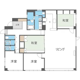 アクアビル【3階】の間取り