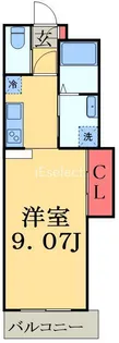 ベルデュール神代千葉【3階】の間取り