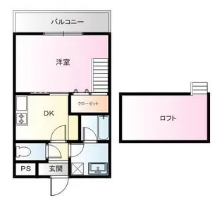 京町キングダム【4階】の間取り
