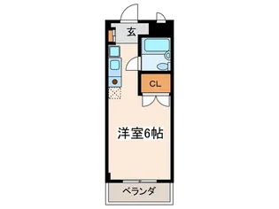 KCフラッツ【1階】の間取り
