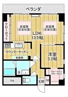 加藤マンション【1階】の間取り