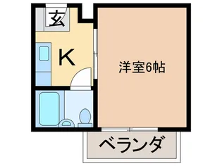 シャルマン南野【3階】の間取り