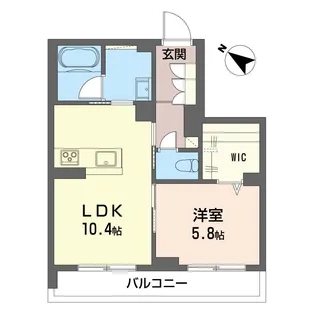 SHM ミア・カーサ スール【1階】の間取り