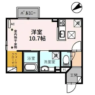 エターナル.R2【2階】の間取り
