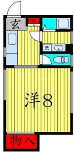 ワタナベハイツ【3階】の間取り