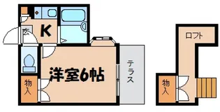 バリュージュ船越【1階】の間取り